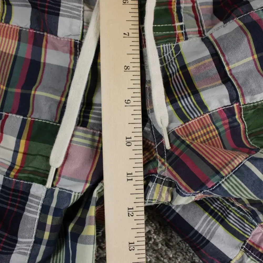 Polo Ralph Lauren Madras Patchwork Shorts Mens 38 Multicolor Cotton - Picture 3 of 9